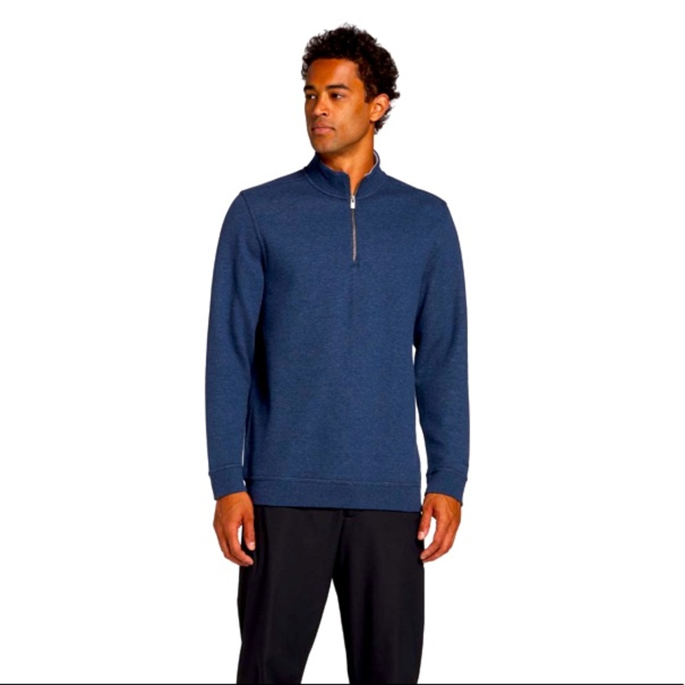 Walter Hagen Men's Perfect 11 Pique Midweight 1/4 Zip Golf Pullover NWT